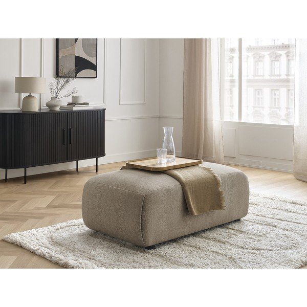 Szarobrązowy podnóżek modułowy Jana – Bobochic Paris-image-1