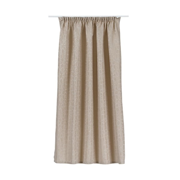 Beżowa zasłona 140x160 cm Florette – Mendola Fabrics-image-2