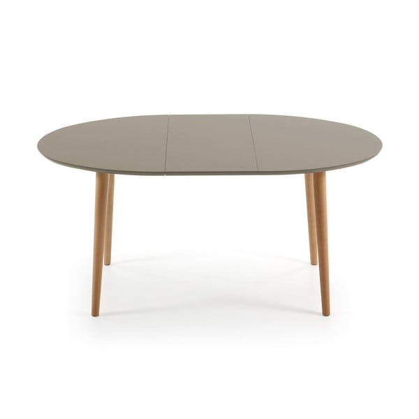 Stół rozkładany do jadalni z drewna bukowego Kave Home Oakland, 120 x 90 cm-image-2