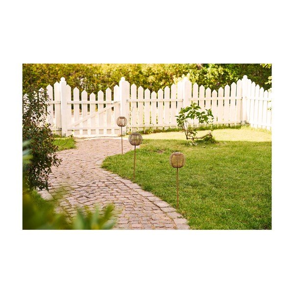 Lampa zewnętrzna wbijana LED solarna ø 17 cm Carlisle – House Nordic-image-4