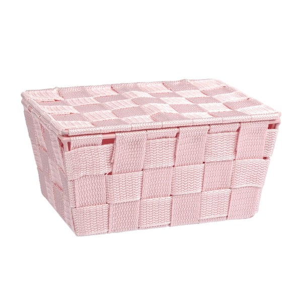 Różowy koszyk zamykany Wenko Adria-image-1