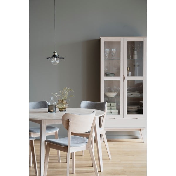 Szaro-naturalne krzesła zestaw 2 szt. Kato – Rowico-image-3