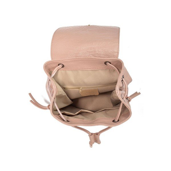 Pudrowy plecak skórzany Renata Corsi Elda-image-4