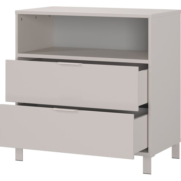 Kremowa komoda dziecięca 89x92x54 cm Alkmaar – Germania-image-3