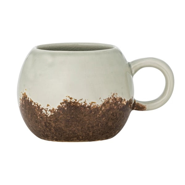 Brązowo-kremowy kamionkowy kubek 410 ml Paula – Bloomingville