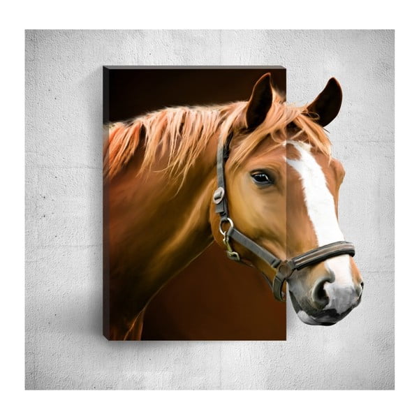 Obraz 3D Mosticx Horse, 40x60 cm