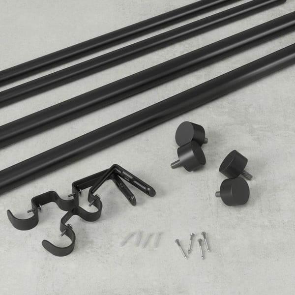 Stalowy podwójny regulowany karnisz 91 - 168 cm Cappa – Umbra-image-4