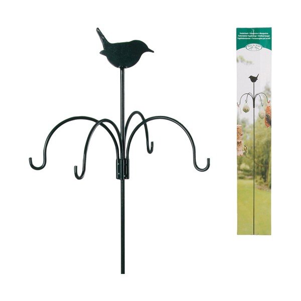 Ciemnozielony karmnik do wbicia w ziemię Esschert Design, wys. 148 cm-image-2