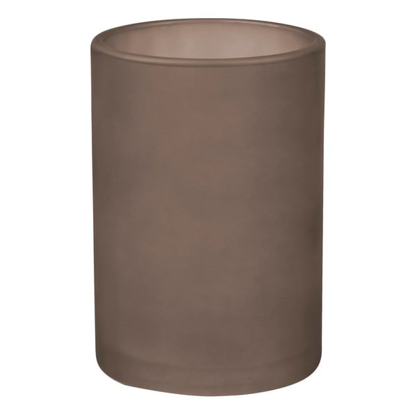 Brązowy szklany kubek na szczoteczki do zębów Modest – Mette Ditmer Denmark