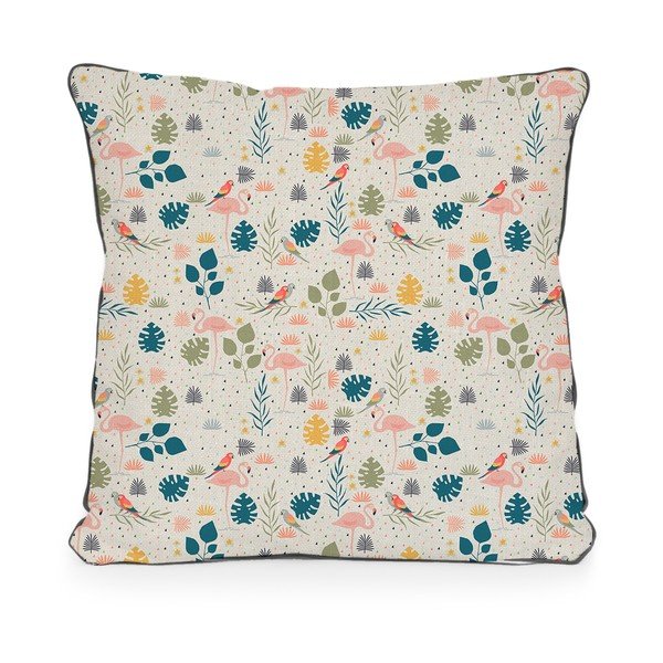 Dwustronna poduszka Little Nice Things Flamingo-image-2