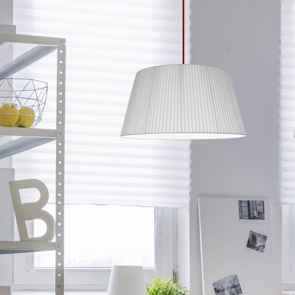 Lampa Kami L, white/red -image-1