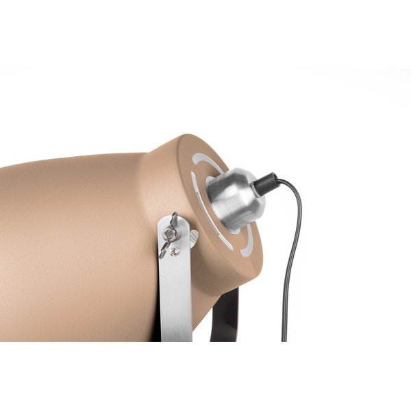 Piaskowobrązowa lampa stojąca z detalami w kolorze srebra Leitmotiv Mingle-image-2