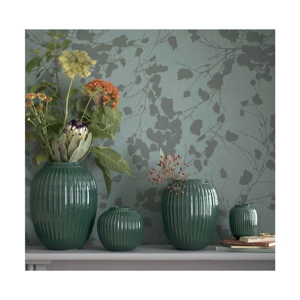 Zielony kamionkowy wazon Kähler Design Hammershoi, wys. 20 cm-image-2