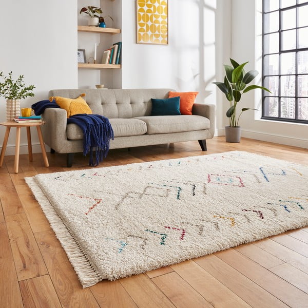 Kremowy dywan 160x220 cm Boho – Think Rugs-image-1