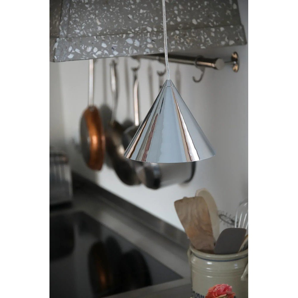 Metalowa lampa wisząca w kolorze srebra z metalowym kloszem ø 19 cm Tip – Markslöjd (zdjęcie 5)