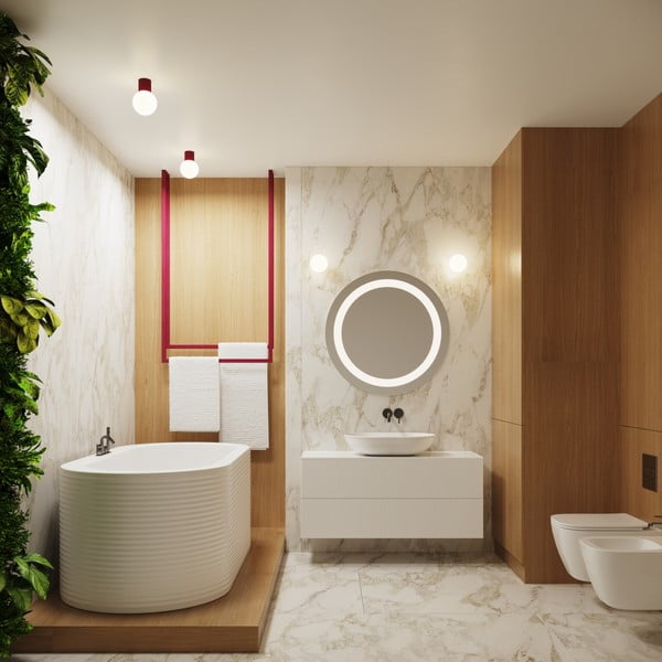 Bordowy kinkiet Orbital – Sollux-image-3