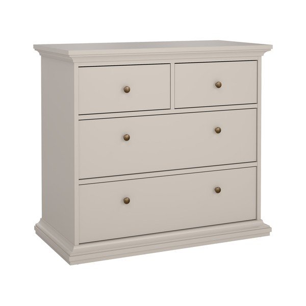 Kremowa komoda 96x87x49 cm Paris – Tvilum