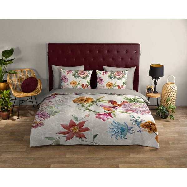 Beżowa bawełniana pościel jednoosobowa 140x200 cm – Good Morning-image-1