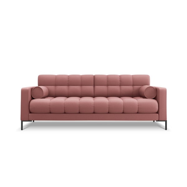 Różowa sofa 217 cm Bali – Cosmopolitan Design