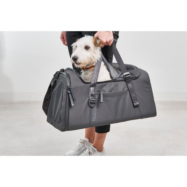 Torba transportowa dla psów 28x55 cm Volata Asphalt S/M – MiaCara-image-1
