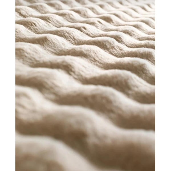 Beżowy okrągły dywan odpowiedni do prania ø 80 cm Bubble Cream – Mila Home-image-3