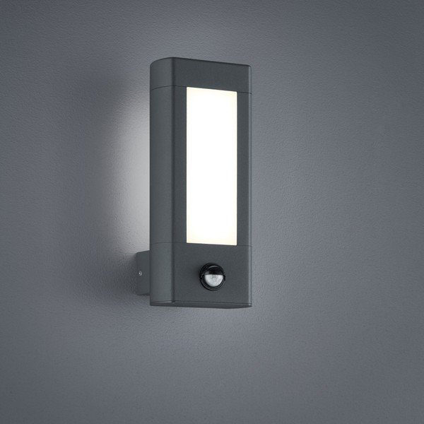 Kinkiet zewnętrzny LED z czujnikiem ruchu (wys. 28 cm) Rhine – Trio-image-1