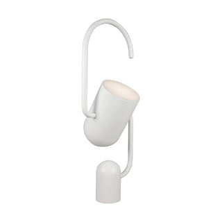 Biała lampa stołowa Hammel Grab