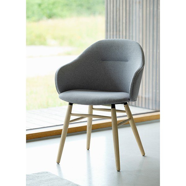 Szare krzesło do jadalni Unique Furniture Teno Oak-image-1