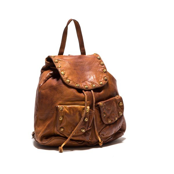 Skórzany plecak Anna Luchini 8 Cognac-image-1