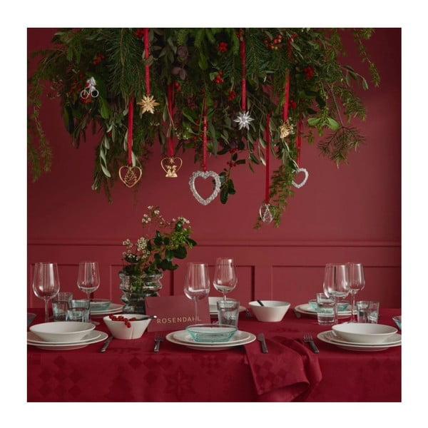 Adamaszkowy obrus ze świątecznym motywem 150x220 cm Natale – Rosendahl-image-4