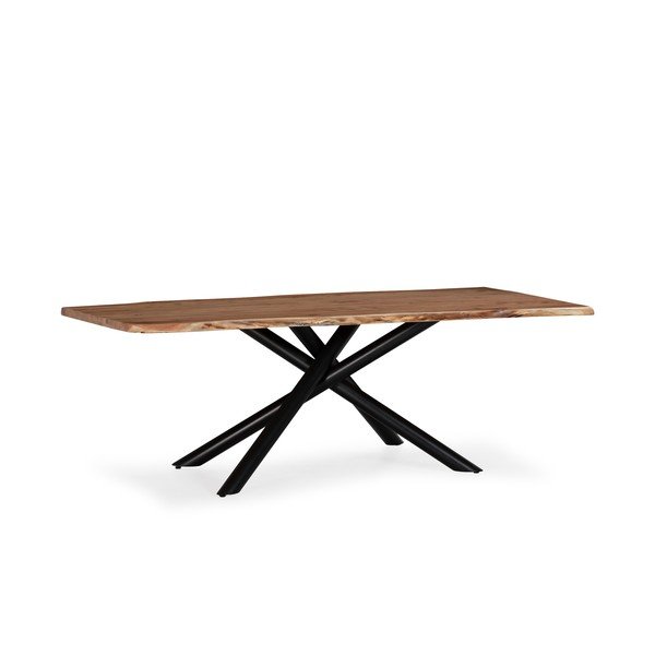 Stół z litego drewna akacjowego 100x220 cm Anuri – MOME