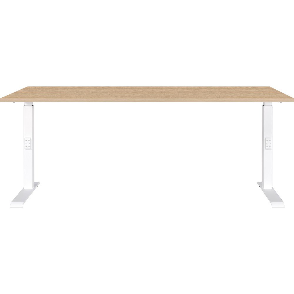 Biurko z regulowaną wysokością z blatem w dekorze dębu 80x180 cm Downey – Germania (zdjęcie 2)