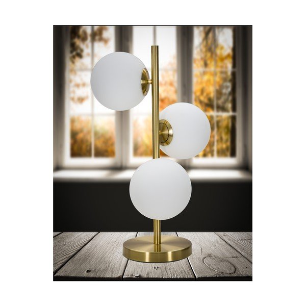 Lampa stołowa w kolorze złota Mauro Ferretti Glamy 3 Luci-image-1
