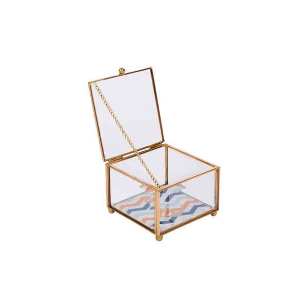 Szklana szkatułka na biżuterię Portagioie