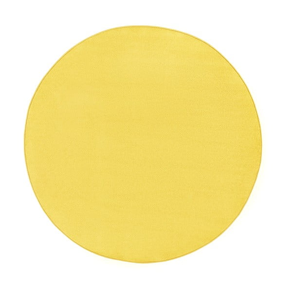 Żółty okrągły dywan ø 133 cm Fancy – Hanse Home