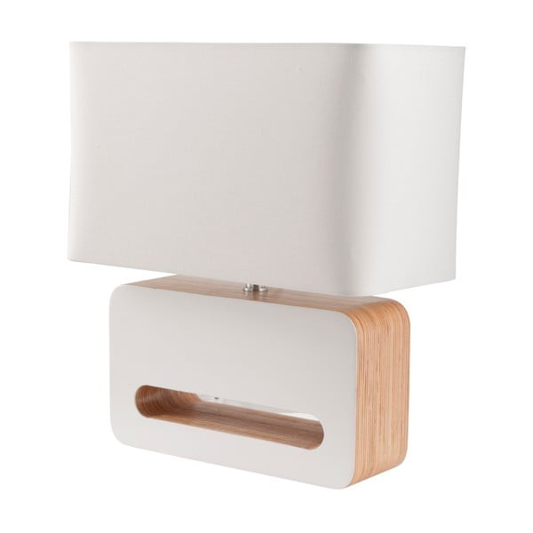 Biała lampa stołowa Zuiver Wood-image-3