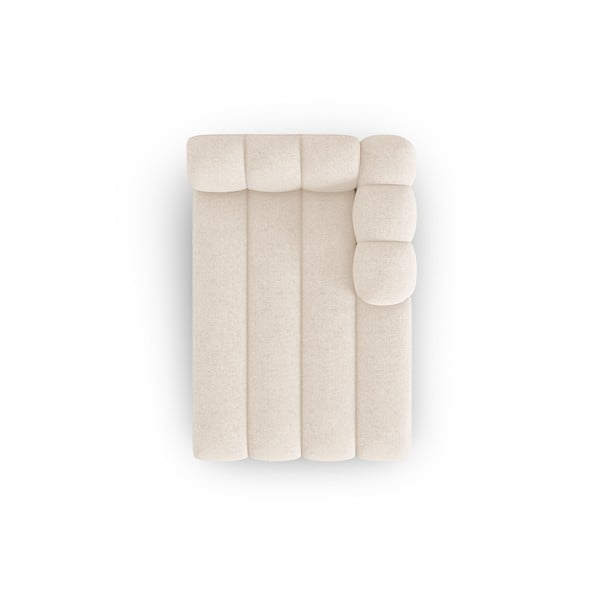 Kremowy szezlong (prawostronny) Lupine – Micadoni Home-image-3