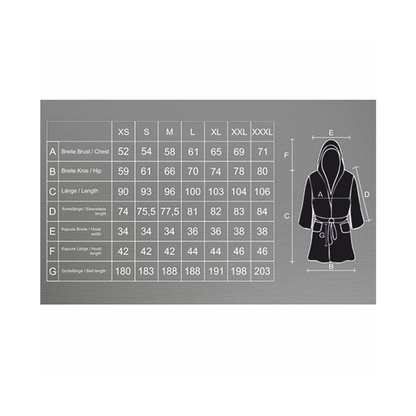 Fioletowy szlafrok z mikrowłókna unisex DecoKing Robby, rozm. XL-image-1