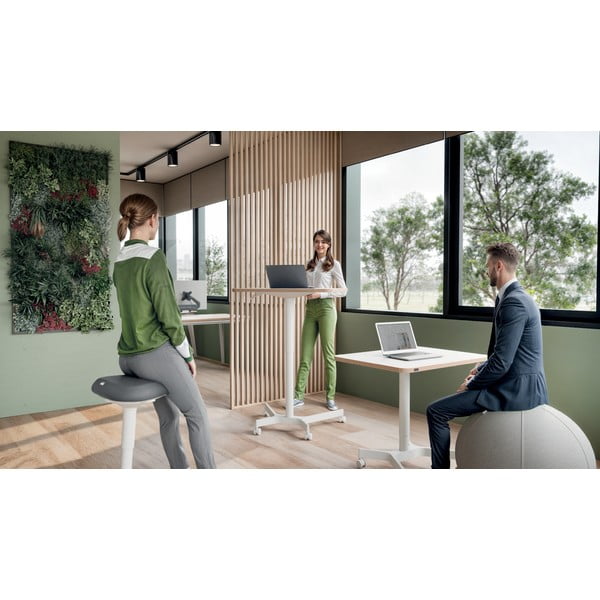 Ergonomiczny stołek balansujący do siedzenia Ergo – Leitz-image-2