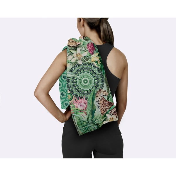 Zielony ręcznik plażowy szybkoschnący 50x100 cm – HIP-image-2