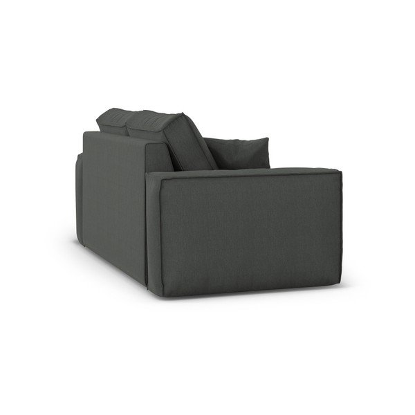Ciemnoszara sofa Cosmopolitan Design Miami, 180 cm-image-3