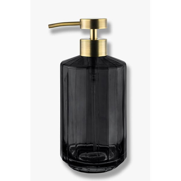 Czarny szklany dozownik do mydła 200 ml Vision – Mette Ditmer Denmark