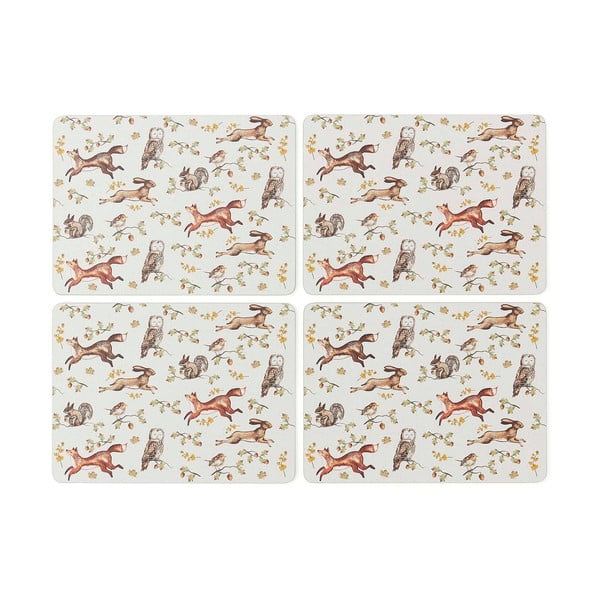 Korkowe maty stołowe zestaw 4 szt. 21x29 cm Forest Fable – Cooksmart ®-image-2