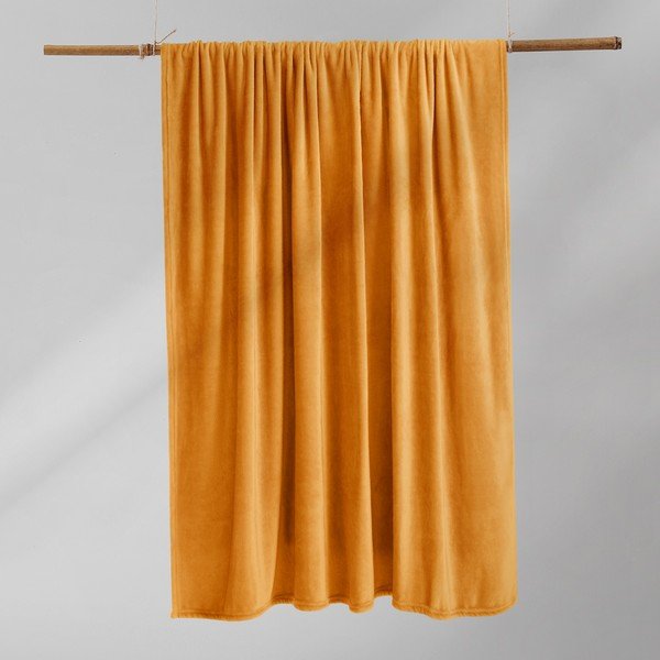 Pomarańczowy koc DecoKing Mic, 70x150 cm-image-3
