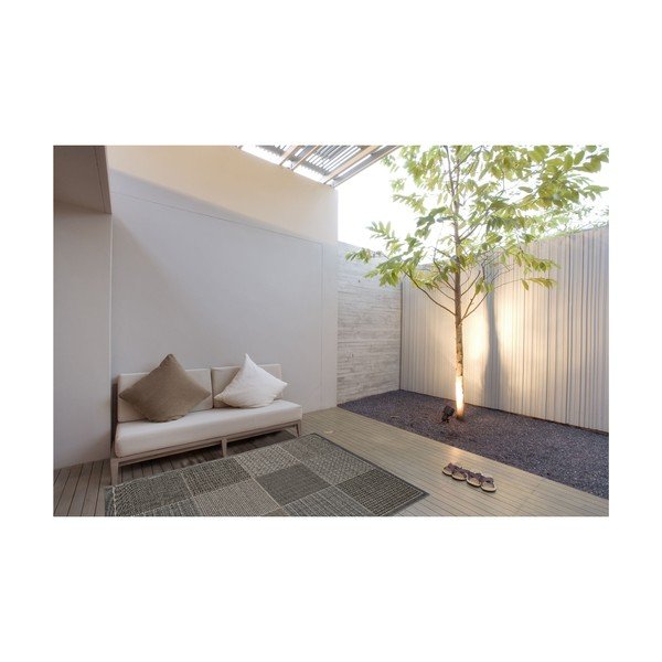 Wytrzymały dywan odpowiedni na zewnątrz Floorita Quadrotta Grey, 160x230 cm-image-2