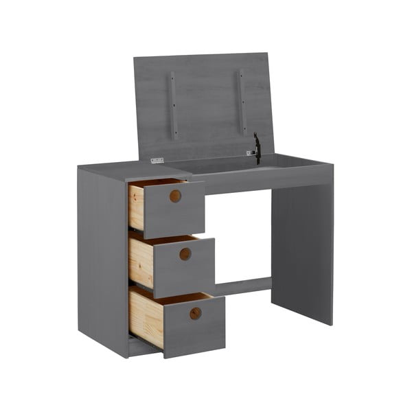 Biurko z litego drewna sosnowego 50x100 cm Alpi – Støraa-image-2