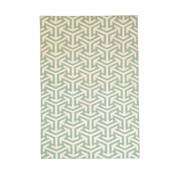 Ręcznie tkany dywan Kilim Green 103, 150x240 cm