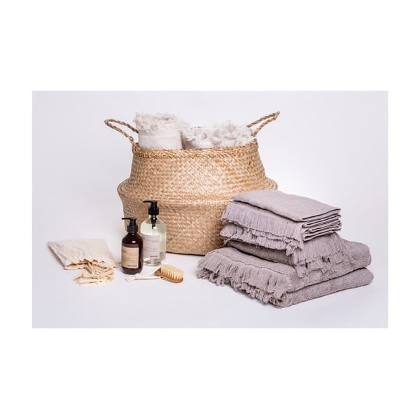 Szare/brązowe bawełniane ręczniki zestaw 8 szt. – Bonami Selection-image-3