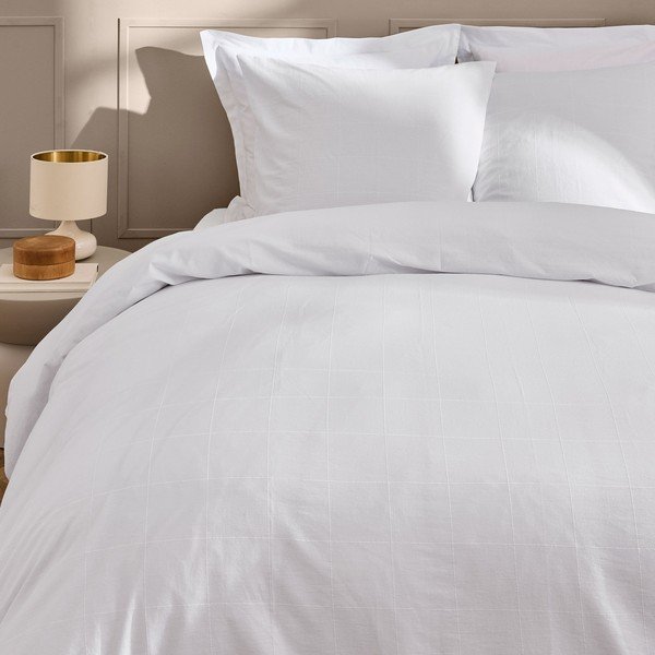 Biała pościel dwuosobowa 240x220 cm Linella – douceur d'intérieur-image-2