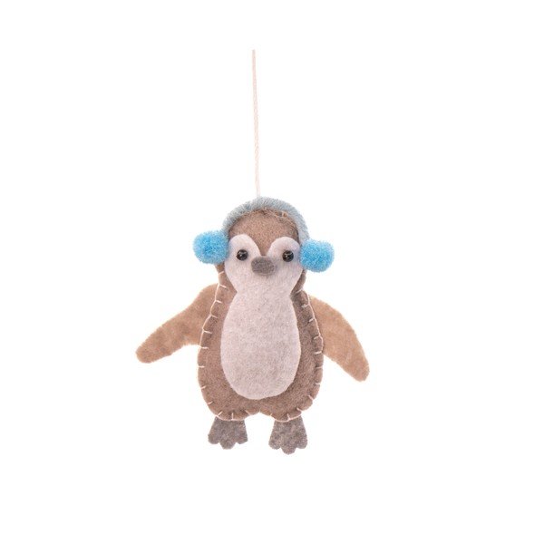 Tekstylne ozdoby świąteczne wykonane ręcznie zestaw 3 szt. 6 cm Arctic Animals – Sass & Belle-image-1